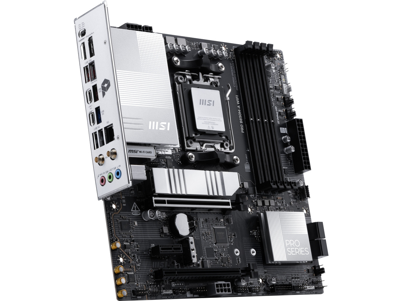 MSI PRO B850M-A WIFI AM5, Wi-F – Am5 Micro Atx Pcie 5.0 Motherboard recenzja i cena